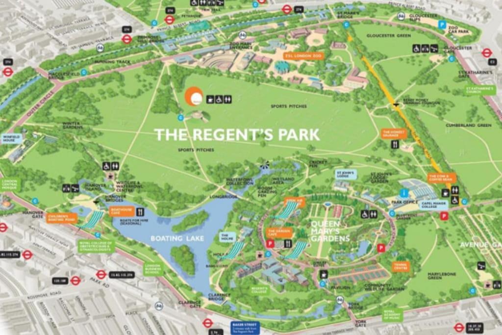 Comfy 1Br Flat V Close To Euston And Regent'S Park Londra Esterno foto